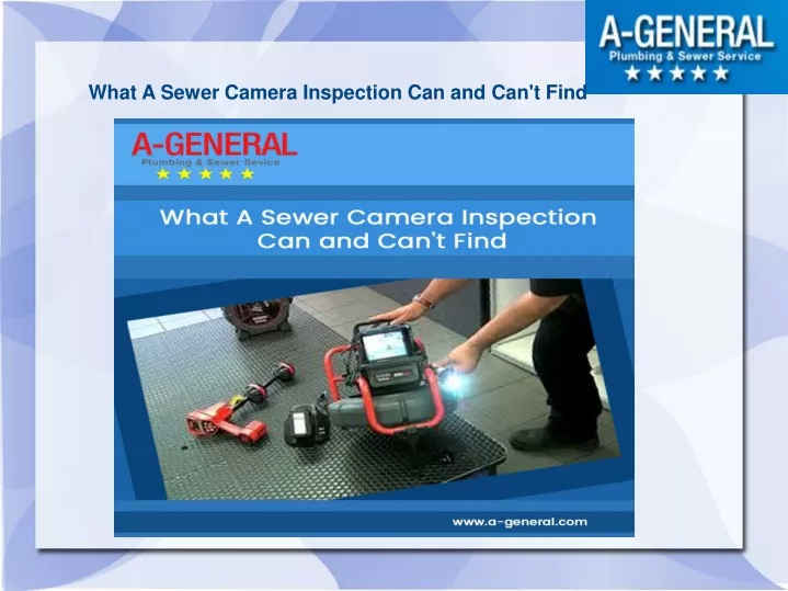 what a sewer camera inspection can and can t find
