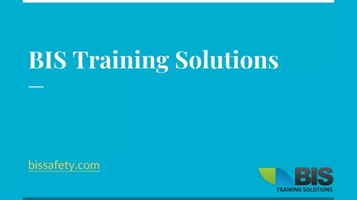 bis training solutions