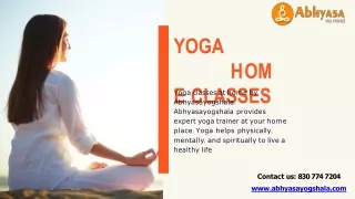 yoga classes at home - Abhyasa Yogshala