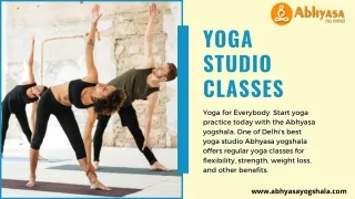 Yoga training institute | yoga studio classes - Abhyasa yogshala