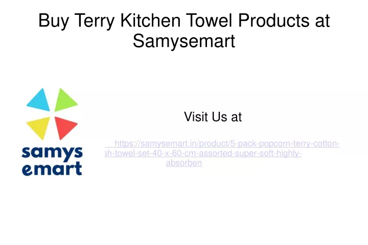 buy terry kitchen towel products at samysemart