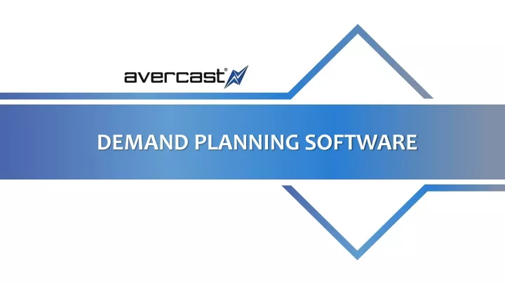 demand planning software