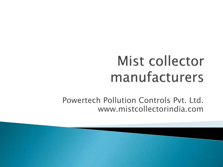 mist collector manufacturers