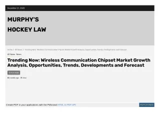Wireless Communication Chipset Market