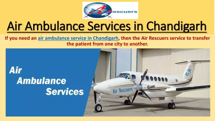 air ambulance services in chandigarh