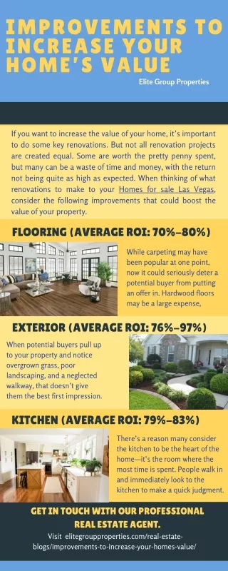 Improvements To Increase Your Home’s Value