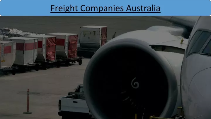 freight companies australia