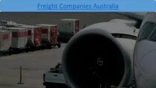 freight companies australia