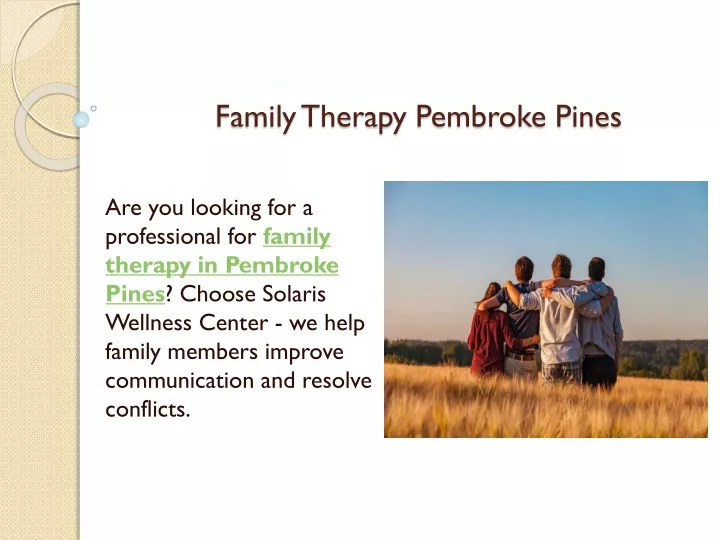 family therapy pembroke pines