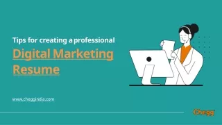 A complete Guide To Digital Marketing Resume - Chegg India