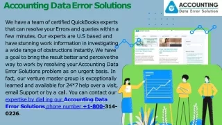 Get in Touch with Result-Driven Data Error Solutions at  1(800) 314-0226