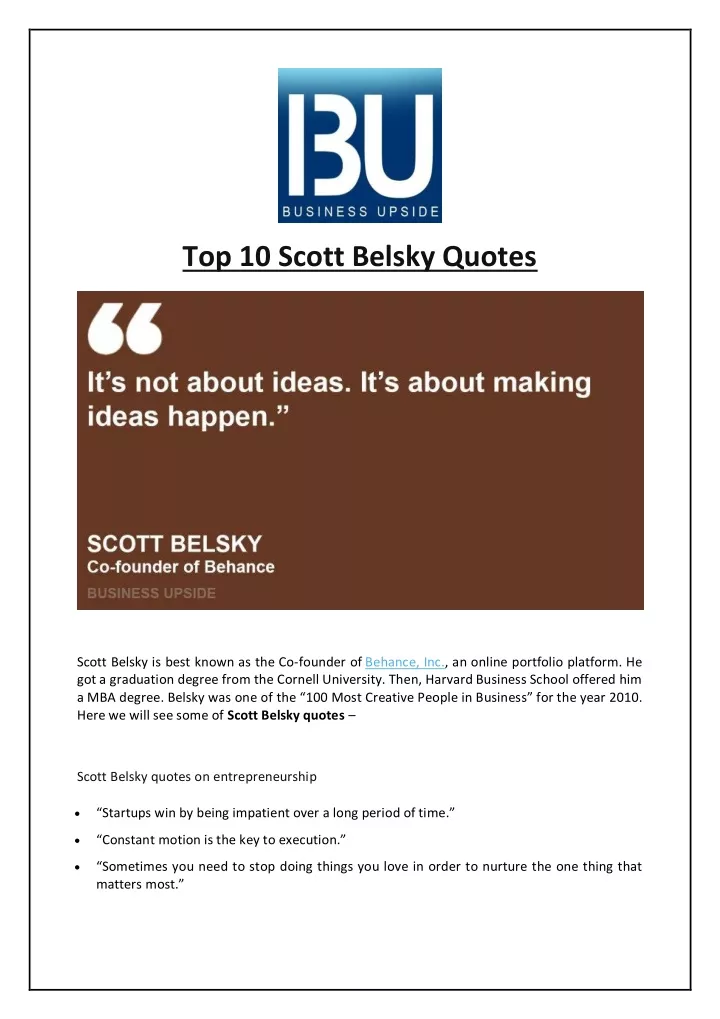 top 10 scott belsky quotes