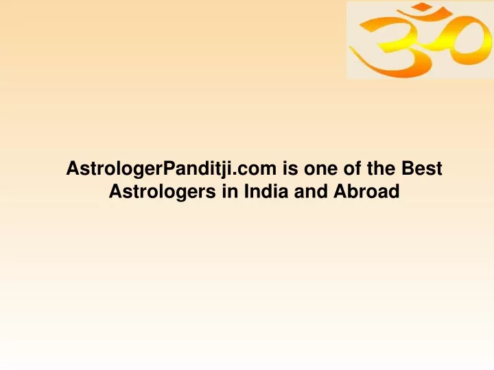 astrologerpanditji com is one of the best