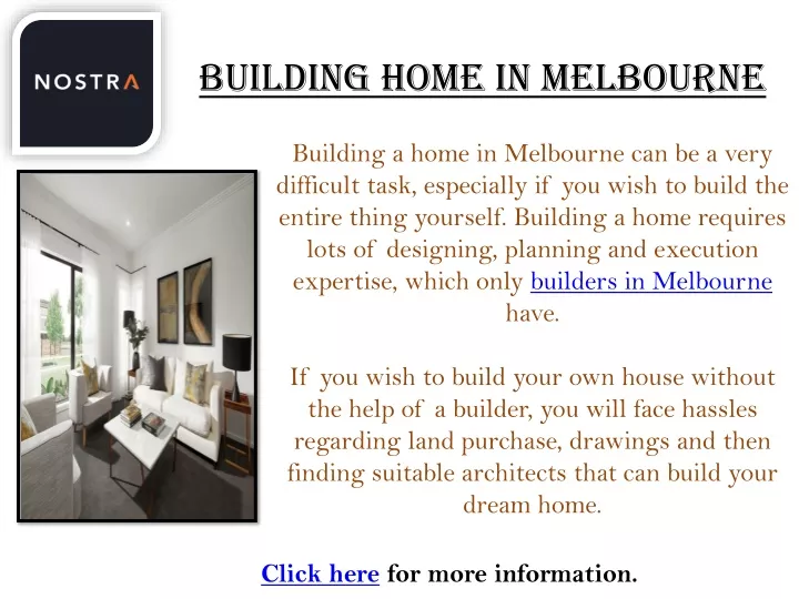 building home in melbourne