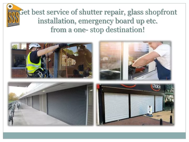 get best service of shutter repair glass