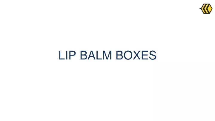 lip balm boxes