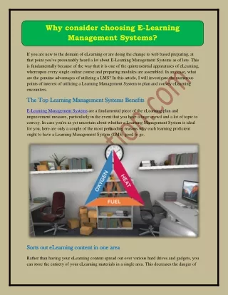 why consider choosing e learning management