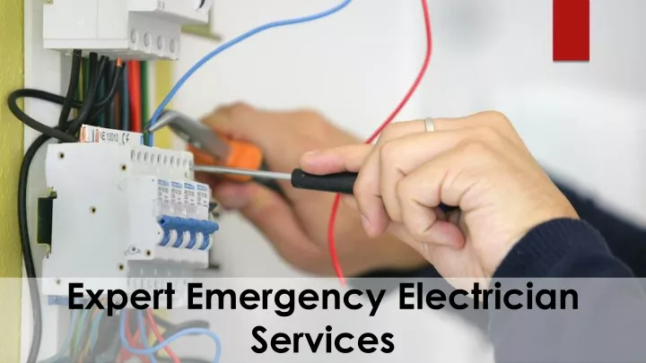 expert emergency electrician services