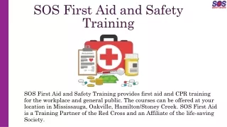 SOS First Aid and Safety Training in Canada