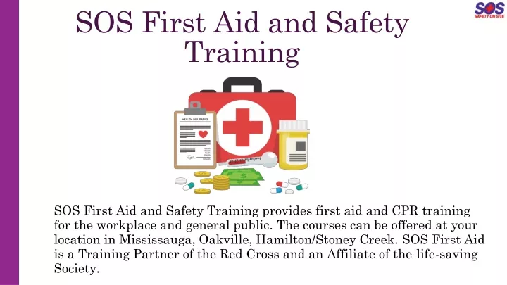 sos first aid and safety training