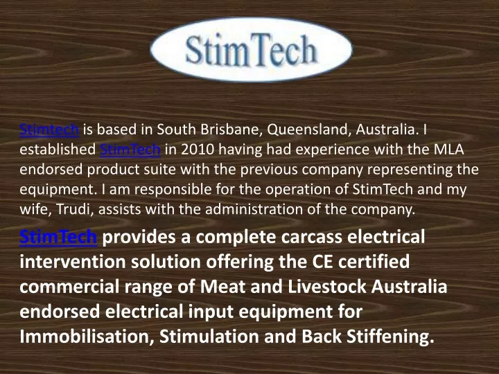 stimtech is based in south brisbane queensland