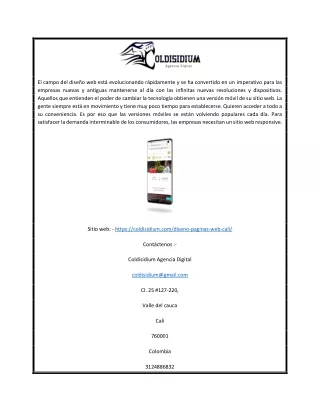 el campo del dise o web est evolucionando