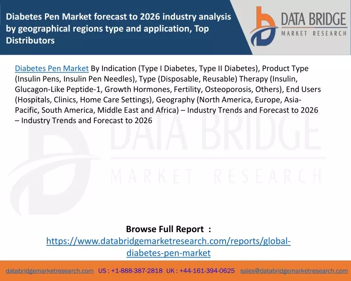 diabetes pen market forecast to 2026 industry