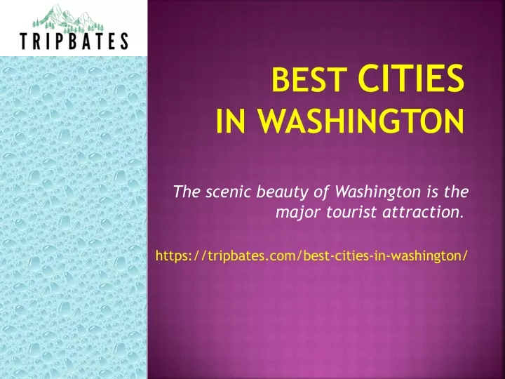 best cities in washington