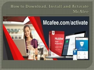 how to download install and activate mcafee