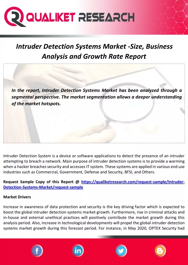 intruder detection systems market size business