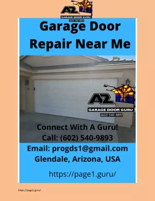 Garage Door Repair Near Me