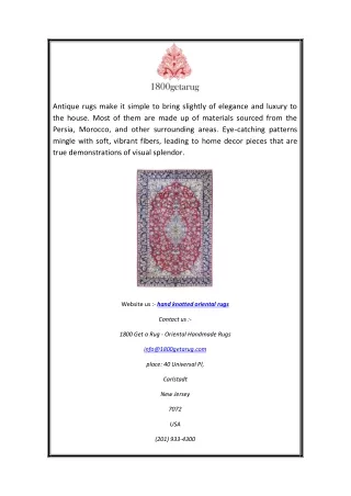antique rugs make it simple to bring slightly