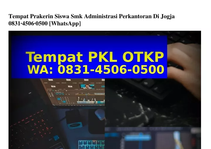 tempat prakerin siswa smk administrasi