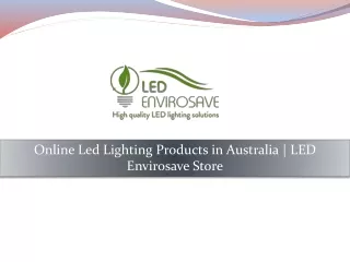 online led lighting products in australia