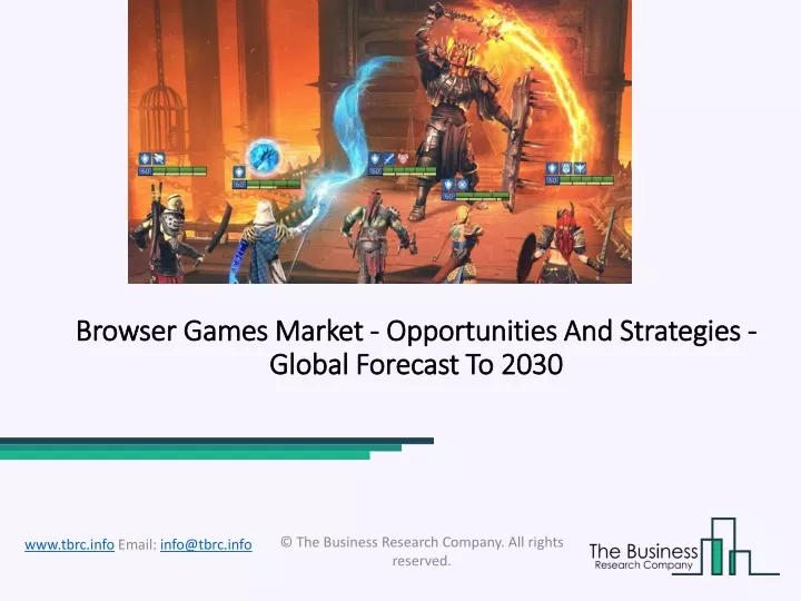 browser games market opportunities and strategies global forecast to 2030