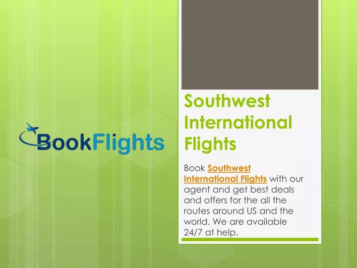 southwest international flights