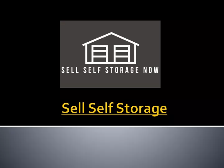 sell self storage
