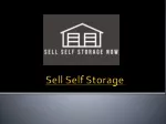 Sell Self Storage – 4 Steps To Sell The Property Successfully