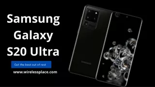 Buy Samsung Galaxy S20 Ultra at Wireless Place | Best Place to Buy Phones