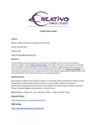 Creativo Dance Studio