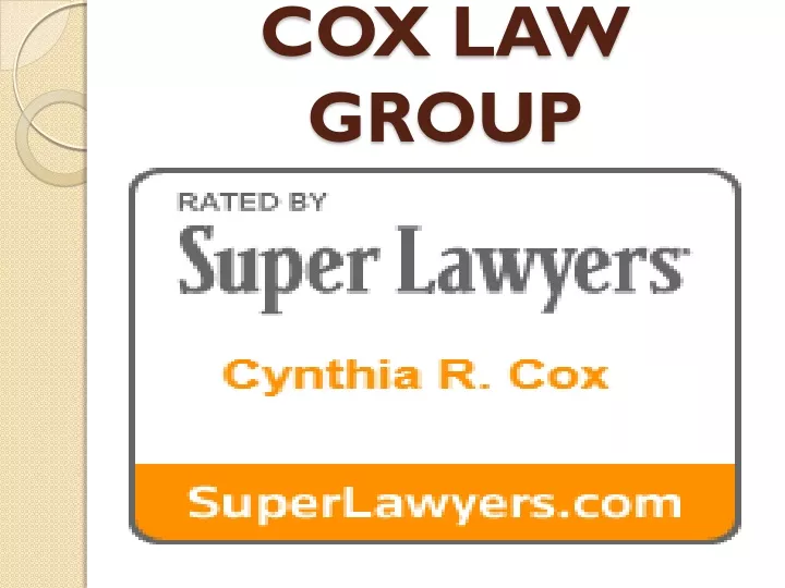 cox law group