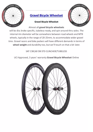 gravel bicycle wheelset gravel bicycle wheelset