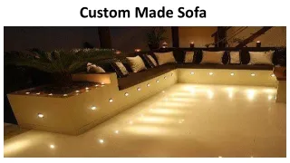 custom made sofa