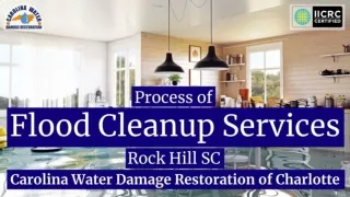 Process of Flood Cleanup Services in Rock Hill SC by CWDROC