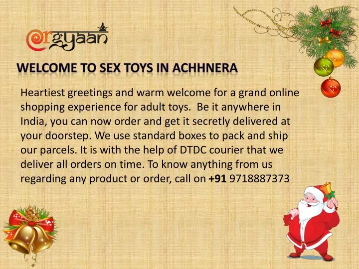 w elcome t o sex toys in achhnera