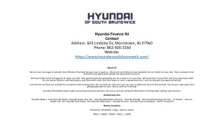 Hyundai Finance NJ