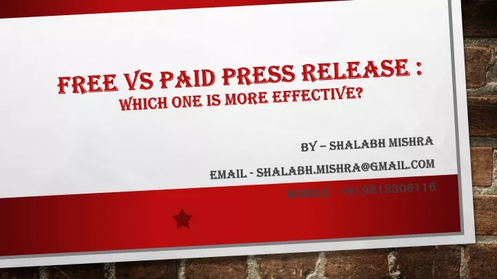 free vs paid press release which one is more effective