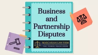 Business and Partnership Disputes