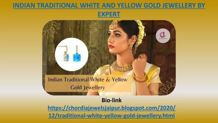 indian traditional white and yellow gold
