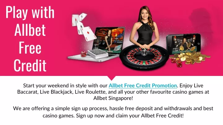 play with allbet free credit
